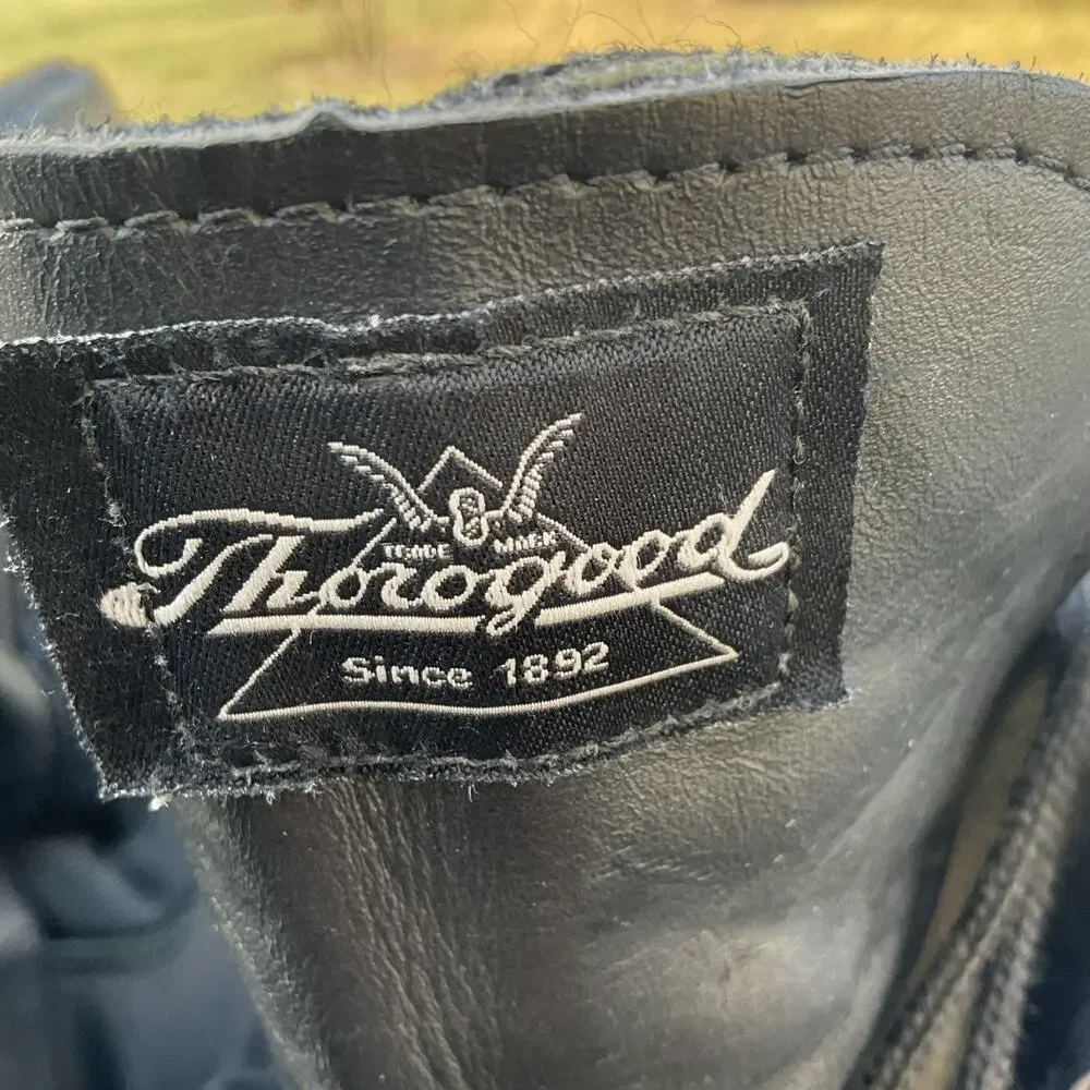 Thorogood‎ Combat Boots Vibram Soles Mens Size 11 EEE Made In USA 834-6809 Black